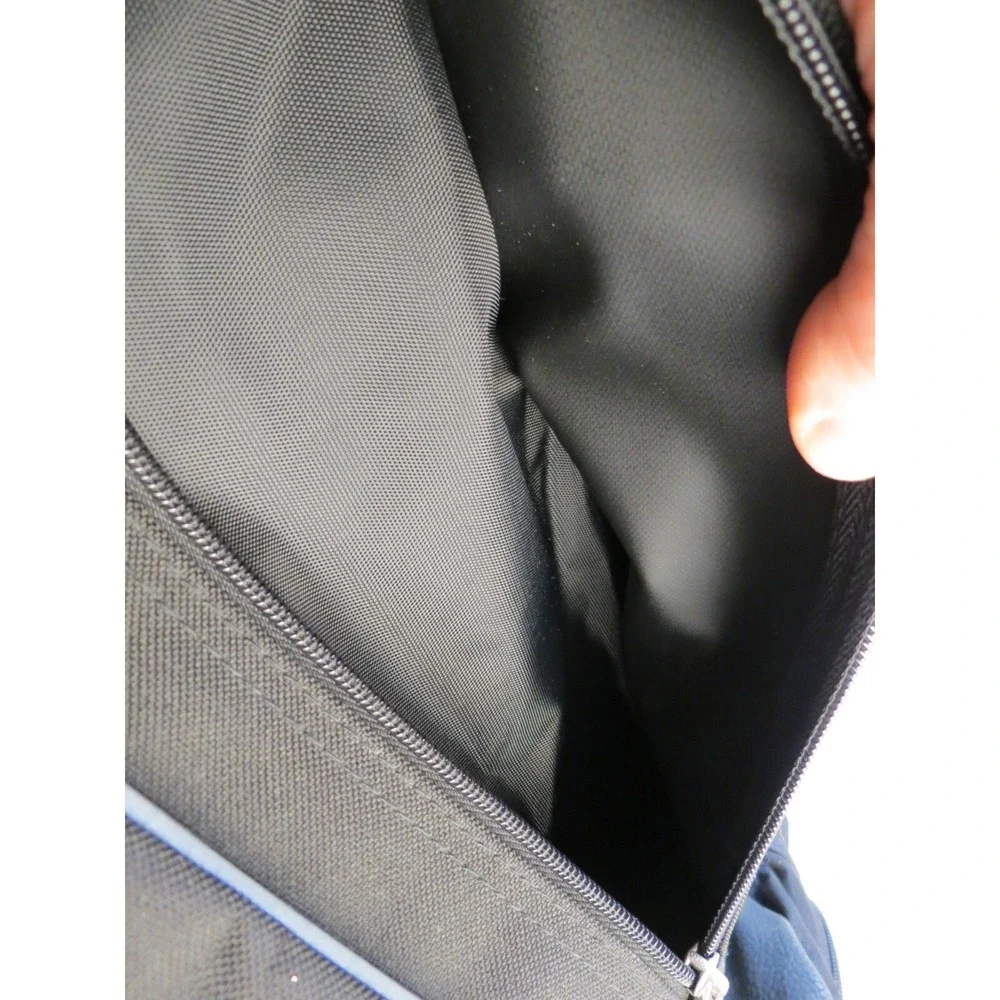 Prince Black Tennis Backpack Dual Zipper Sports Bag